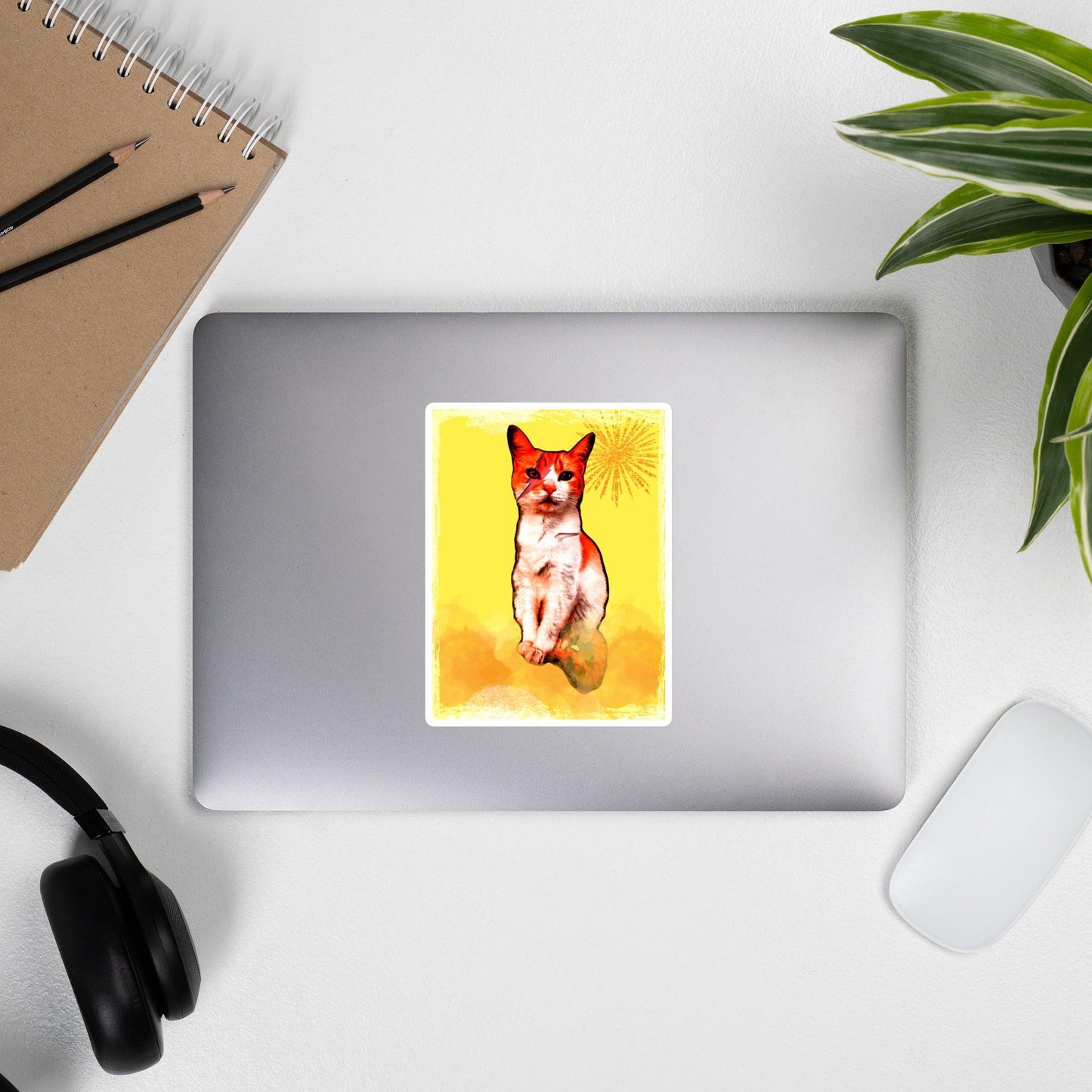 Debbie Stardust Sticker - Psychedelic Purr