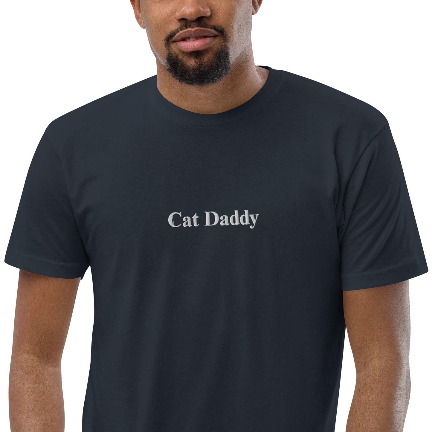 Men's Cat Daddy Embroidered T-Shirt - Psychedelic Purr