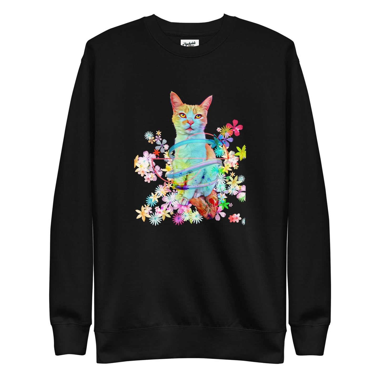 Unisex Angel Sweatshirt - Psychedelic Purr
