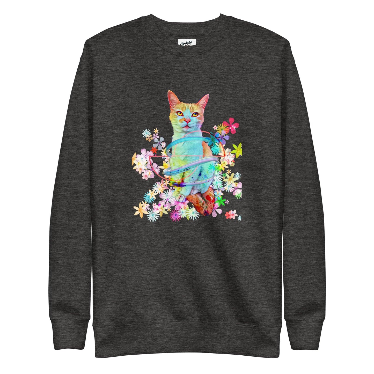 Unisex Angel Sweatshirt - Psychedelic Purr
