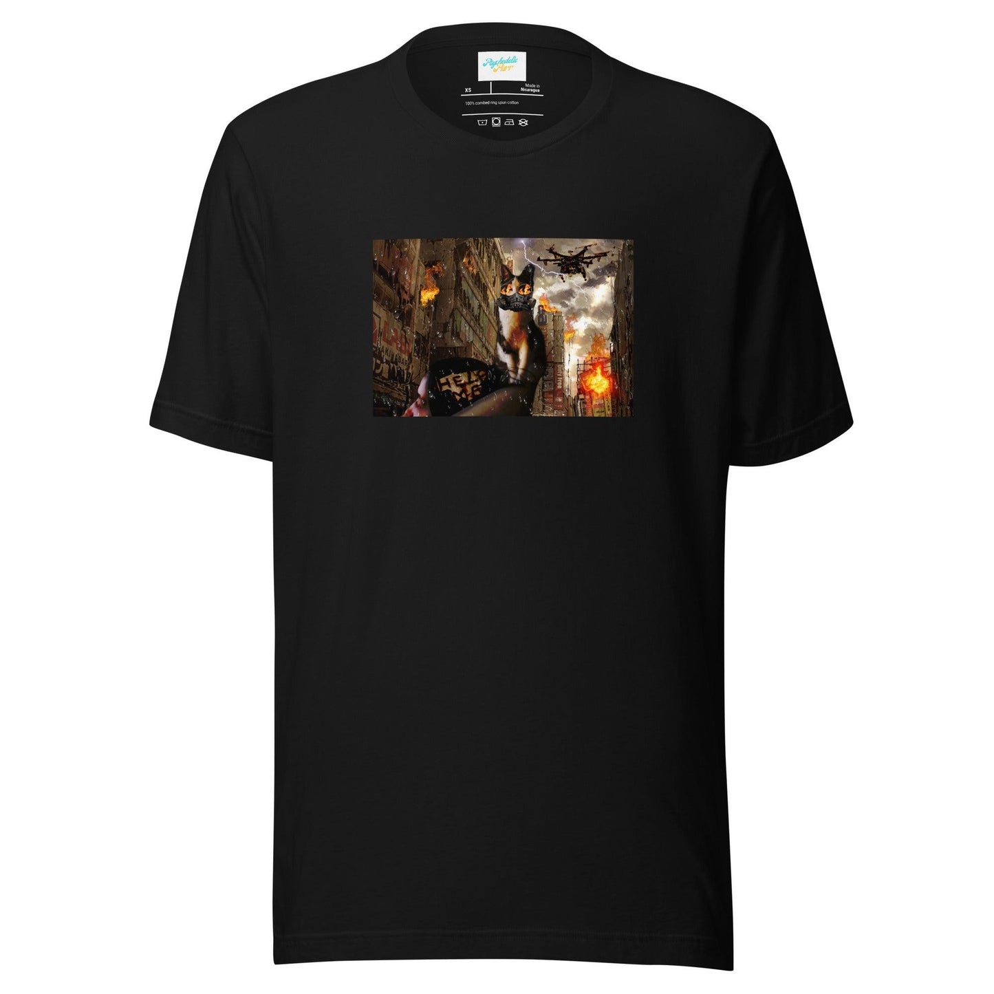 Unisex Apocalypse T-Shirt - Psychedelic Purr