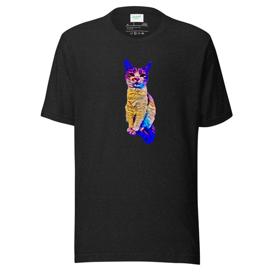 Unisex Chroma Kitty T-Shirt - Psychedelic Purr