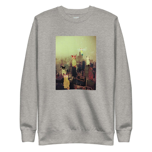 Unisex City Cats Sweatshirt - Psychedelic Purr