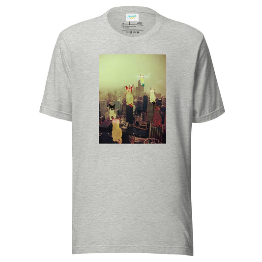 Unisex City Cats T-Shirt - Psychedelic Purr