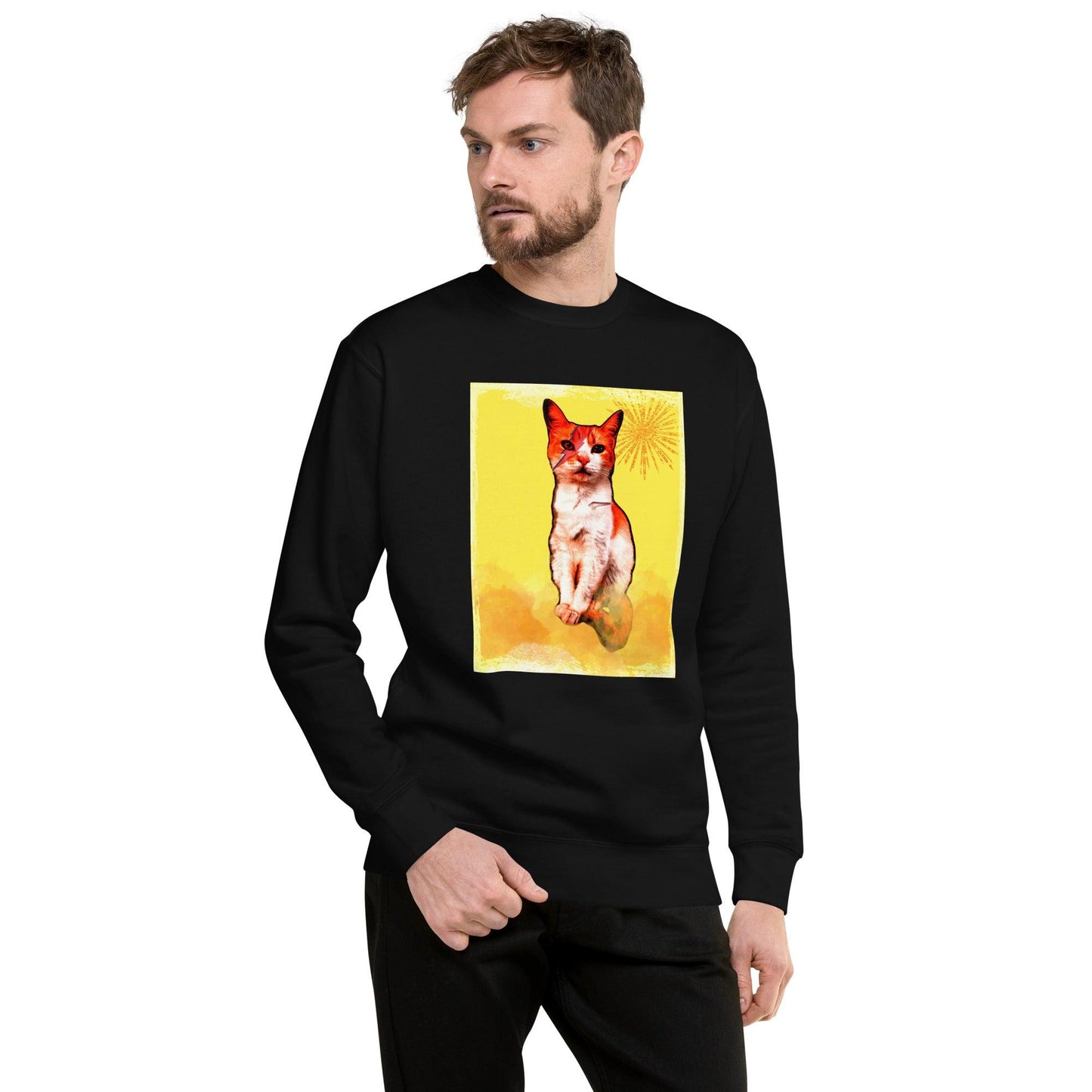 Unisex Debbie Stardust Sweatshirt - Psychedelic Purr