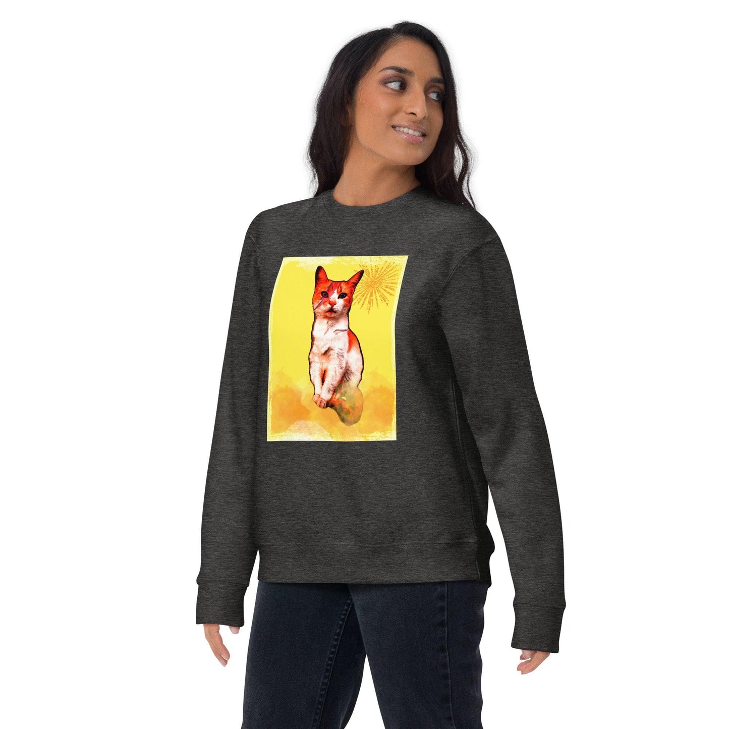Unisex Debbie Stardust Sweatshirt - Psychedelic Purr