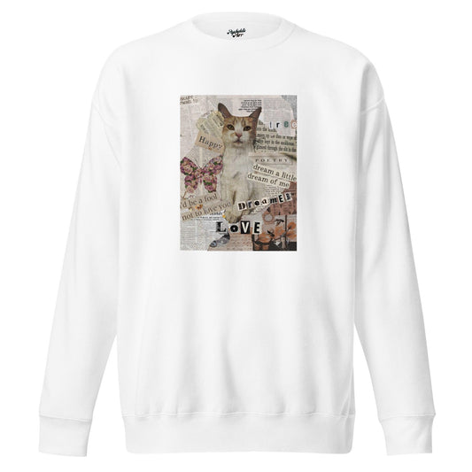 Unisex Love Letter Sweatshirt - Psychedelic Purr