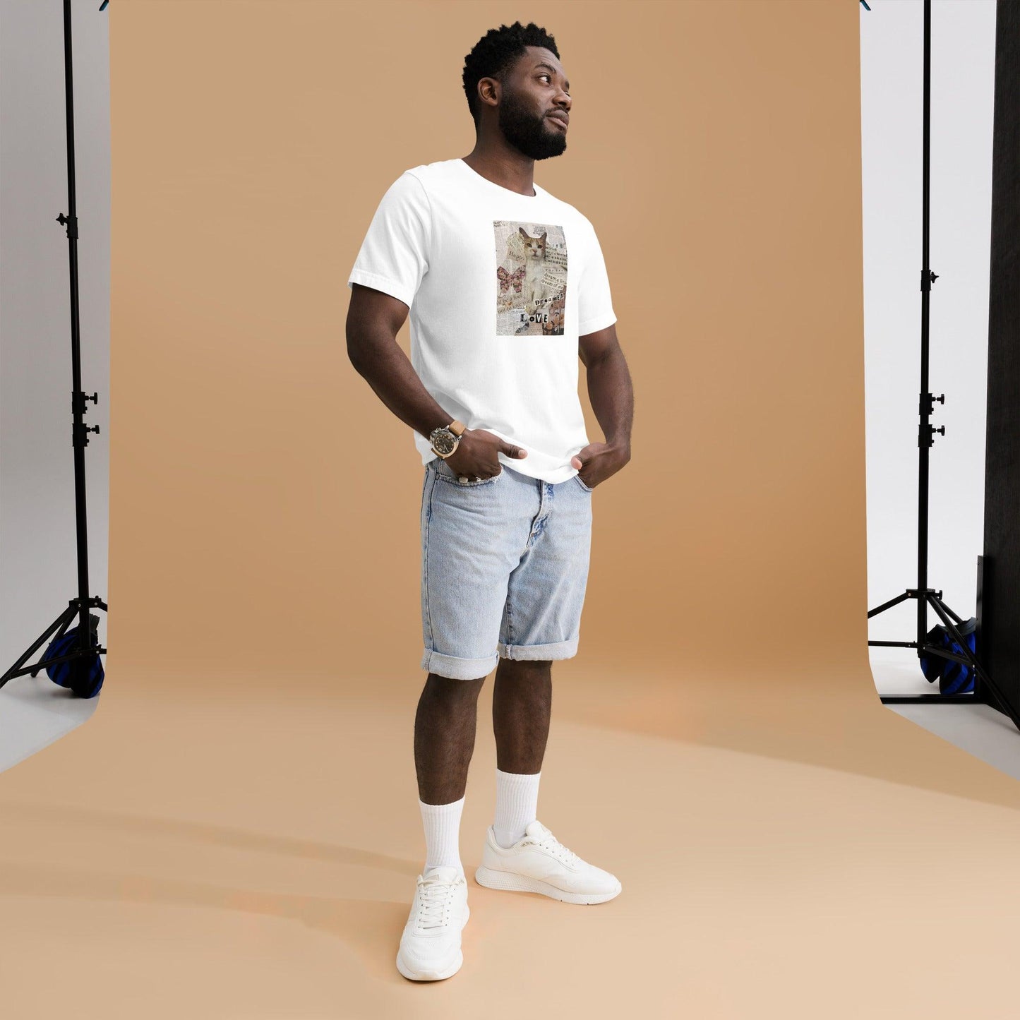 Unisex Love Letter T-Shirt - Psychedelic Purr