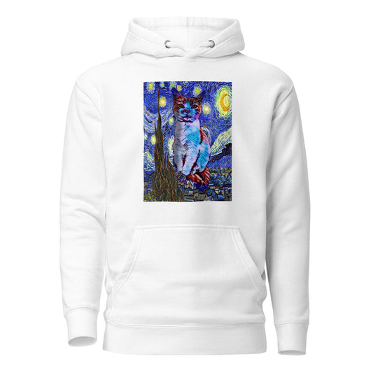 Unisex Starry Night Hoodie - Psychedelic Purr