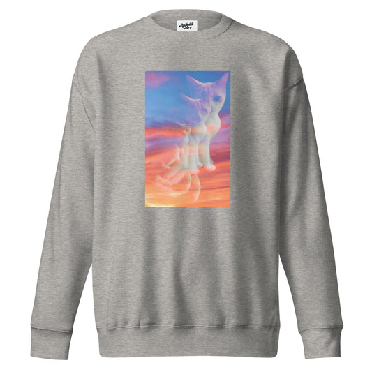 Unisex Sunset Purrspective Sweatshirt - Psychedelic Purr