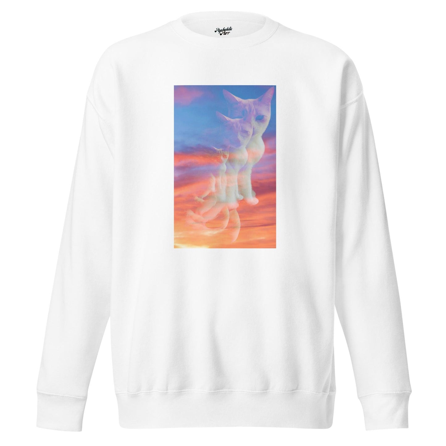 Unisex Sunset Purrspective Sweatshirt - Psychedelic Purr