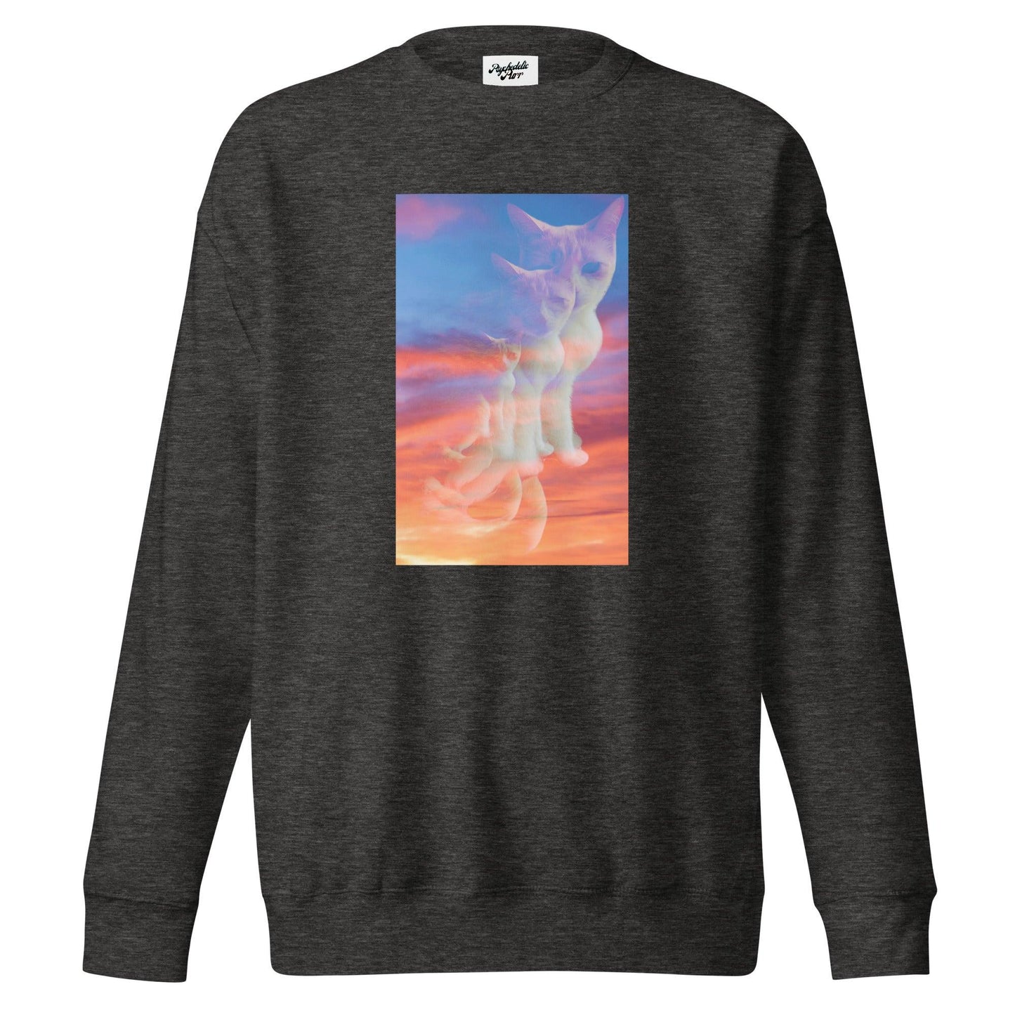 Unisex Sunset Purrspective Sweatshirt - Psychedelic Purr