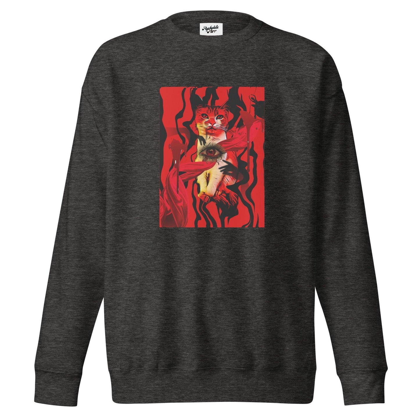 Unisex Suspiria Cat Sweatshirt - Psychedelic Purr