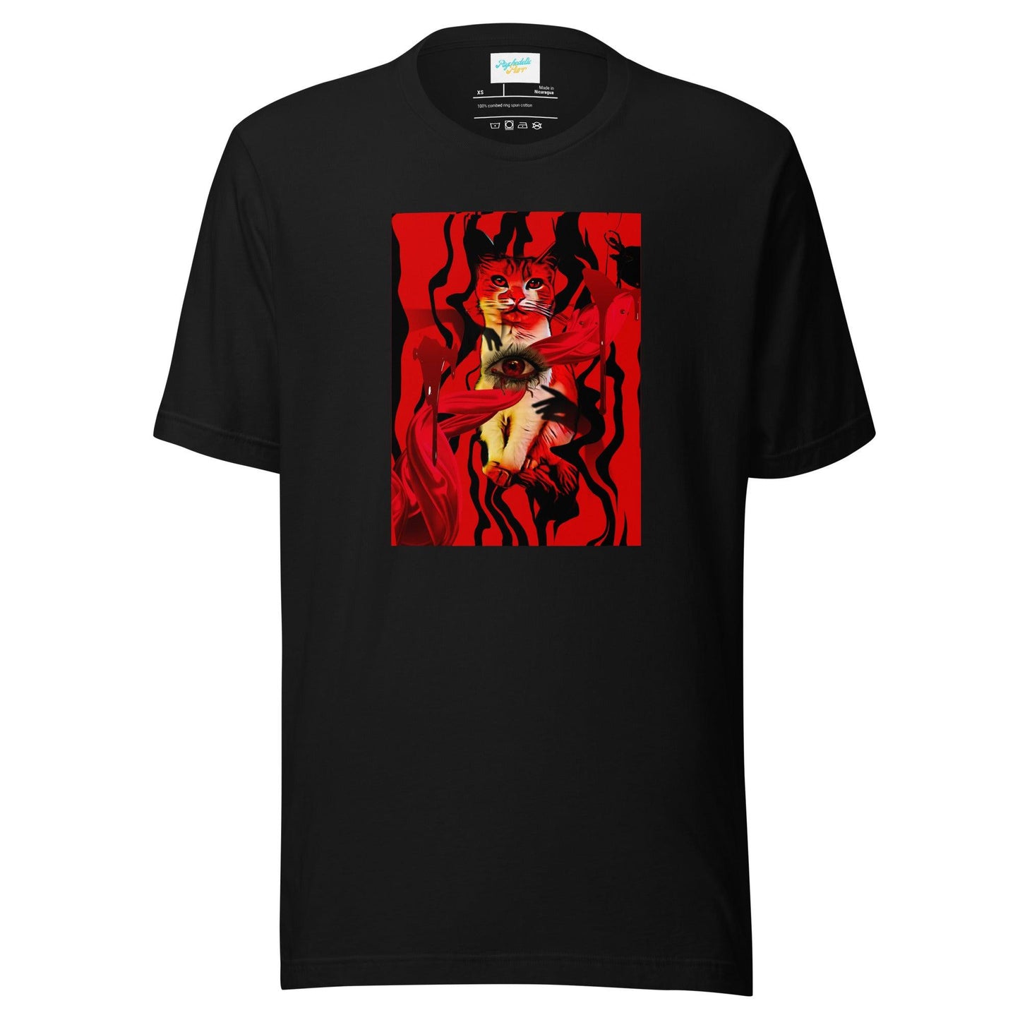 Unisex Suspiria Cat T-Shirt - Psychedelic Purr