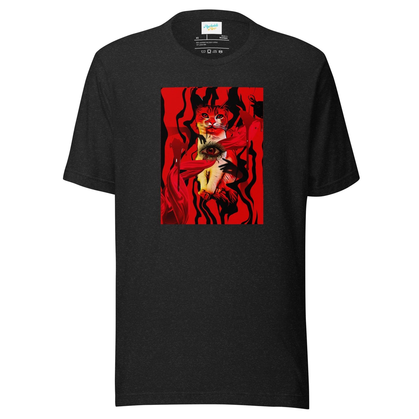 Unisex Suspiria Cat T-Shirt - Psychedelic Purr