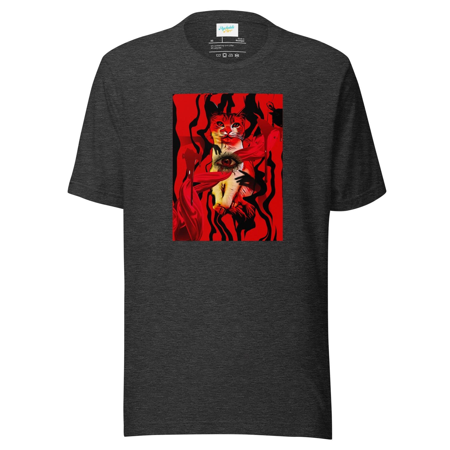 Unisex Suspiria Cat T-Shirt - Psychedelic Purr