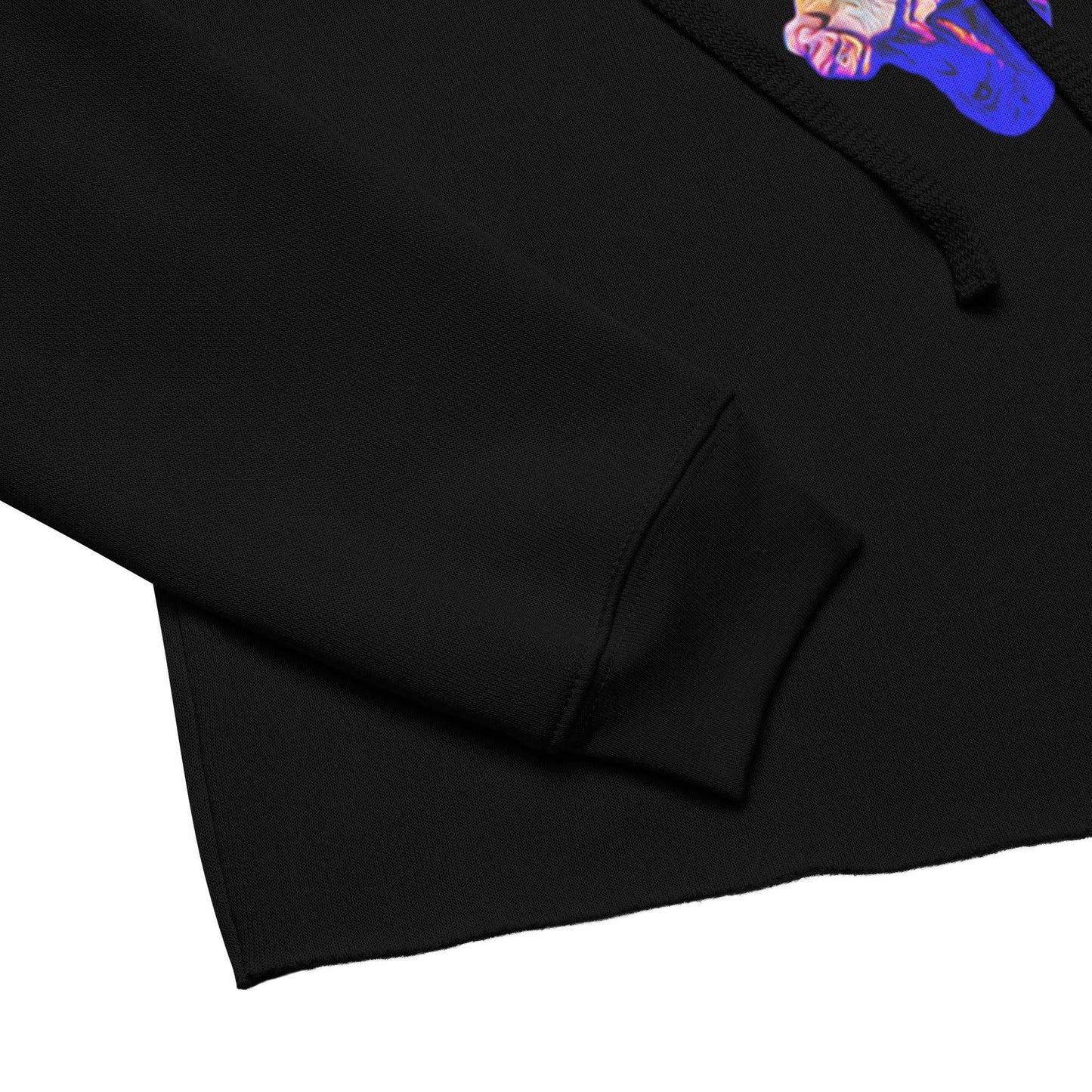 Women's Chroma Kitty Crop Hoodie - Psychedelic Purr