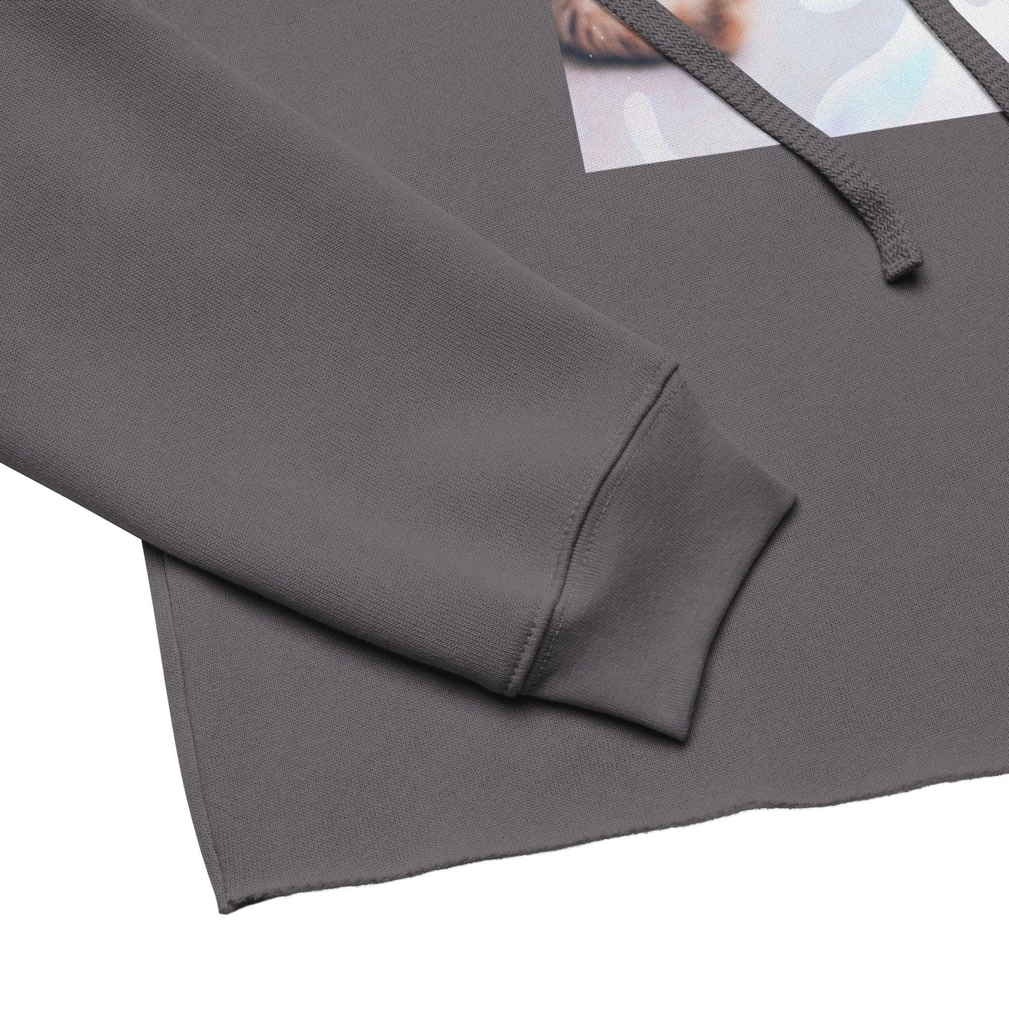 Women's Windowsill Kitty Crop Hoodie - Psychedelic Purr