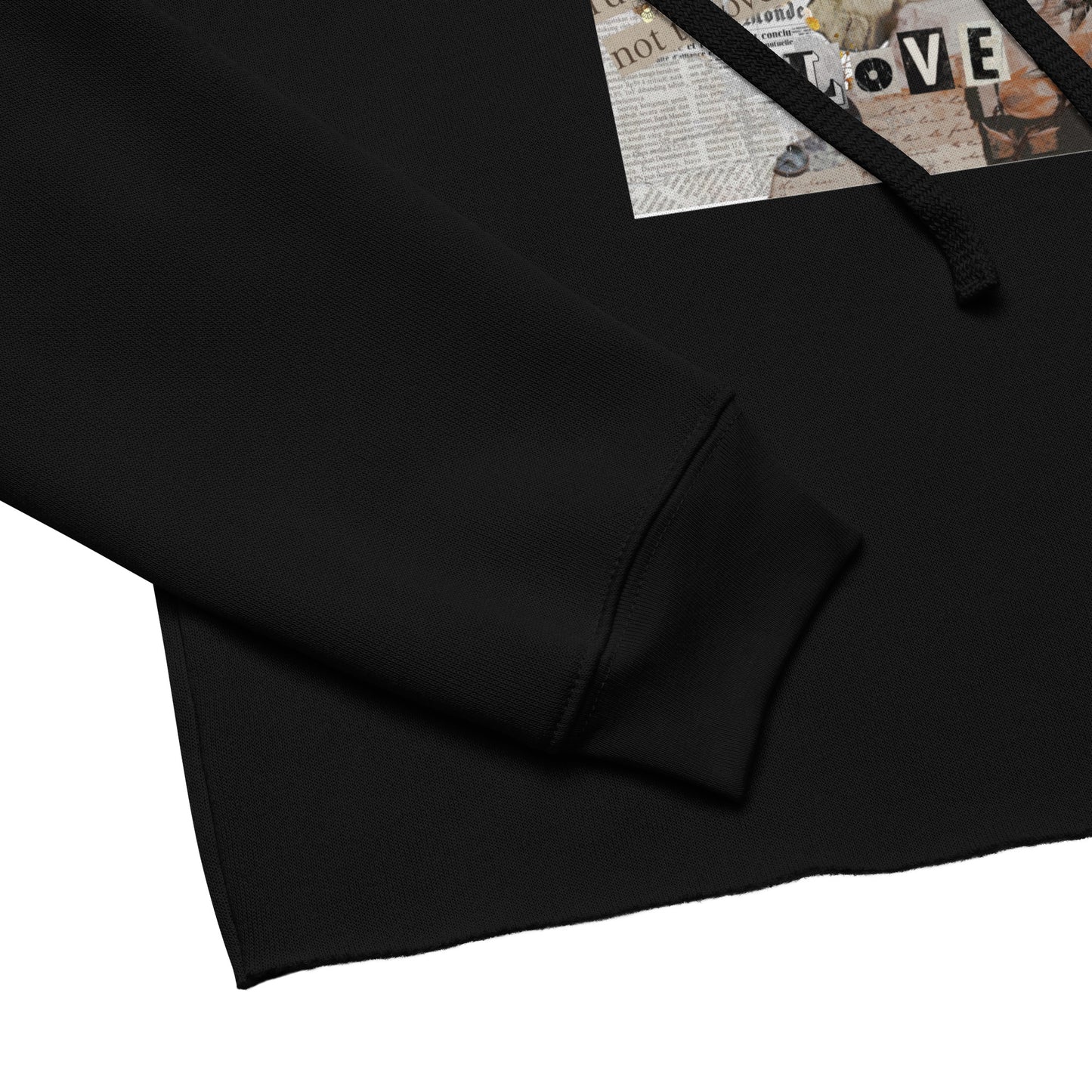 Women’s Love Letter Crop Hoodie