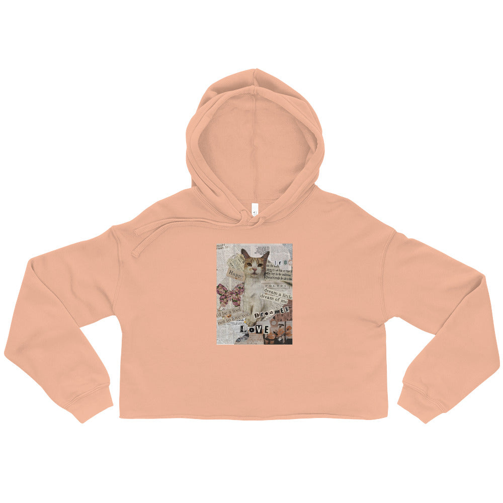 Women’s Love Letter Crop Hoodie