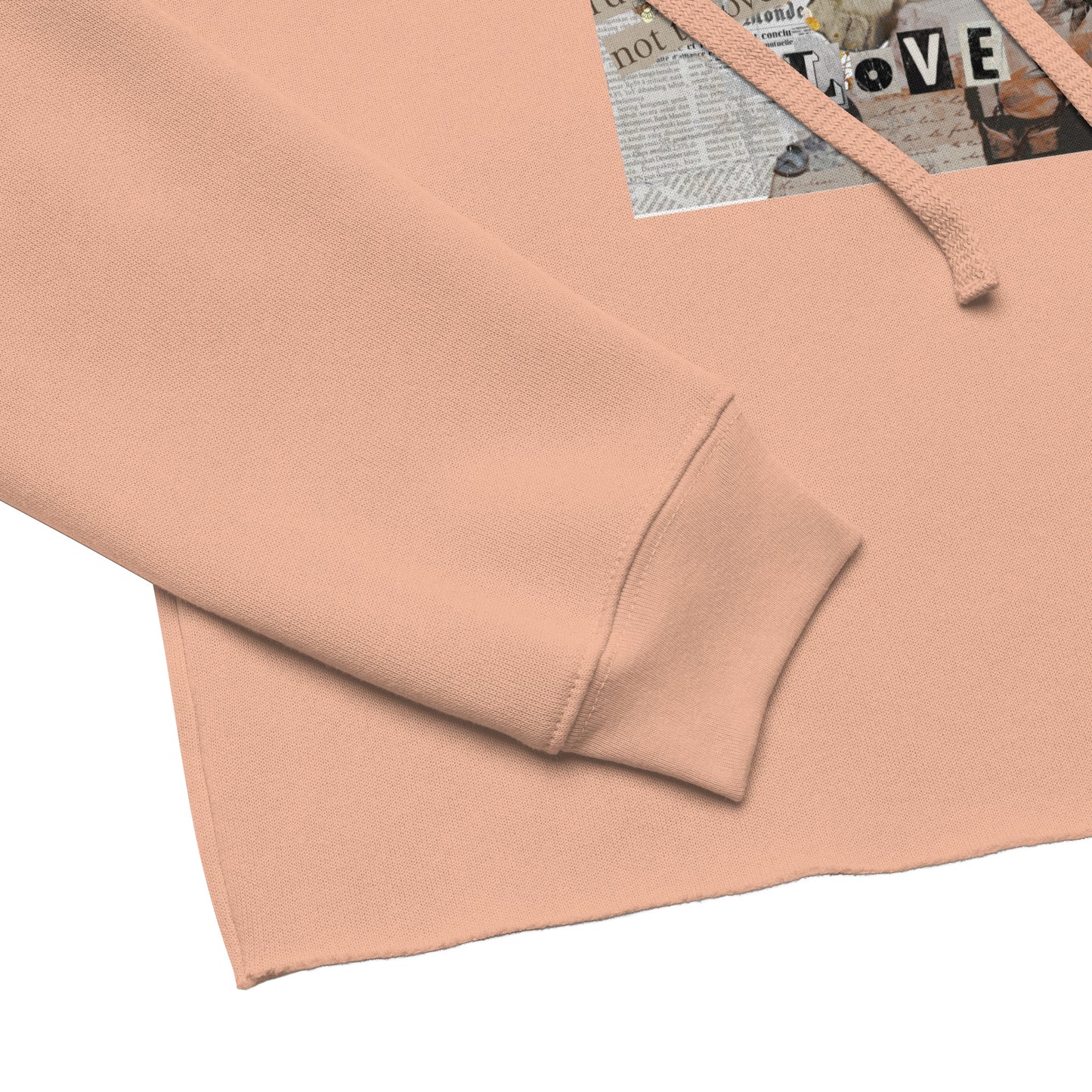 Women’s Love Letter Crop Hoodie
