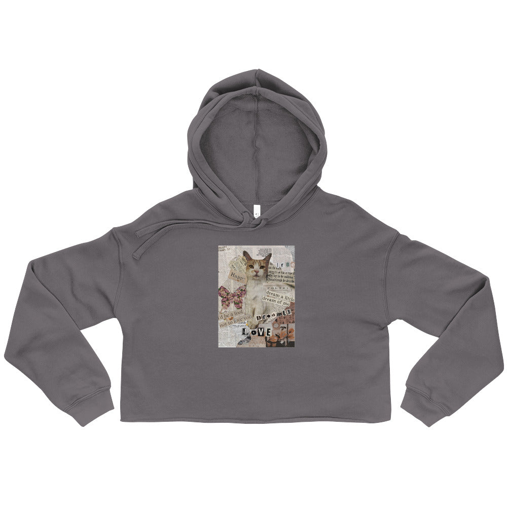 Women’s Love Letter Crop Hoodie