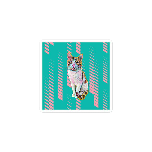 Curious George Sticker - Psychedelic Purr