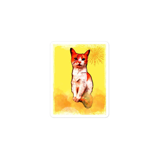 Debbie Stardust Sticker - Psychedelic Purr