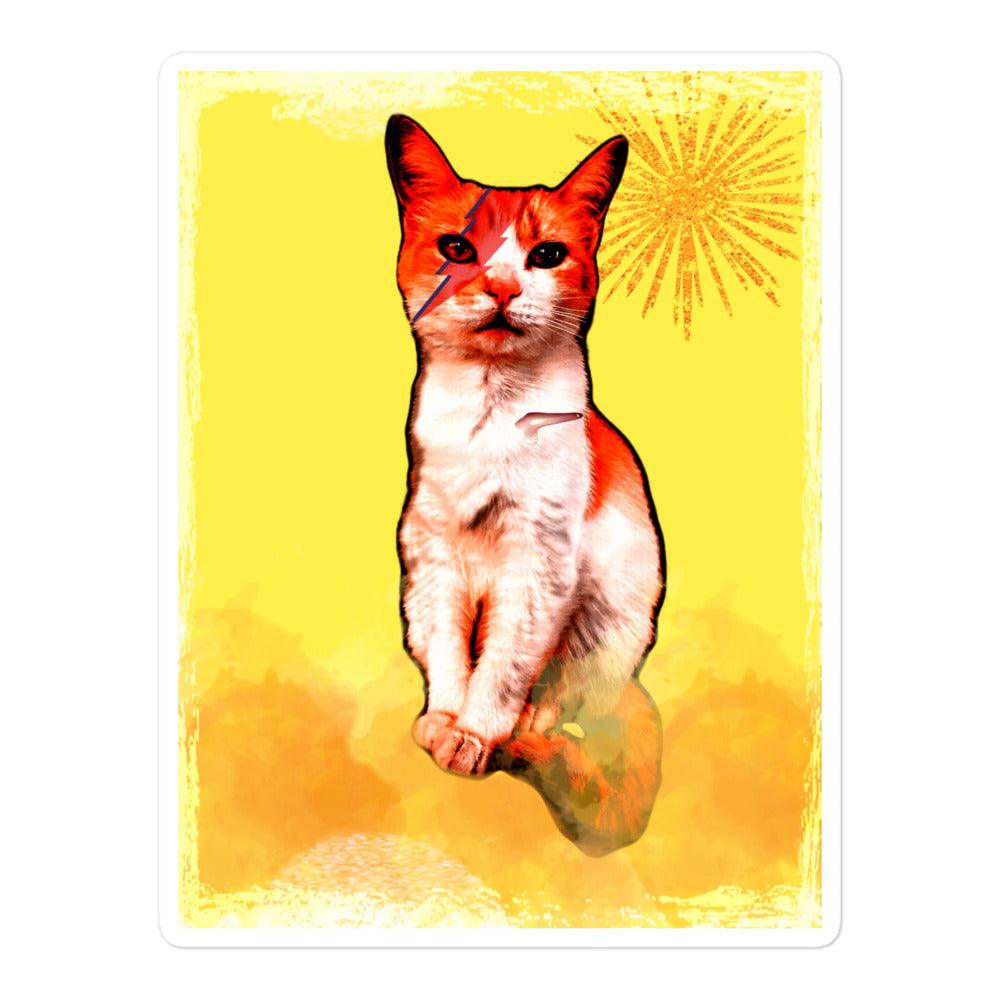 Debbie Stardust Sticker - Psychedelic Purr