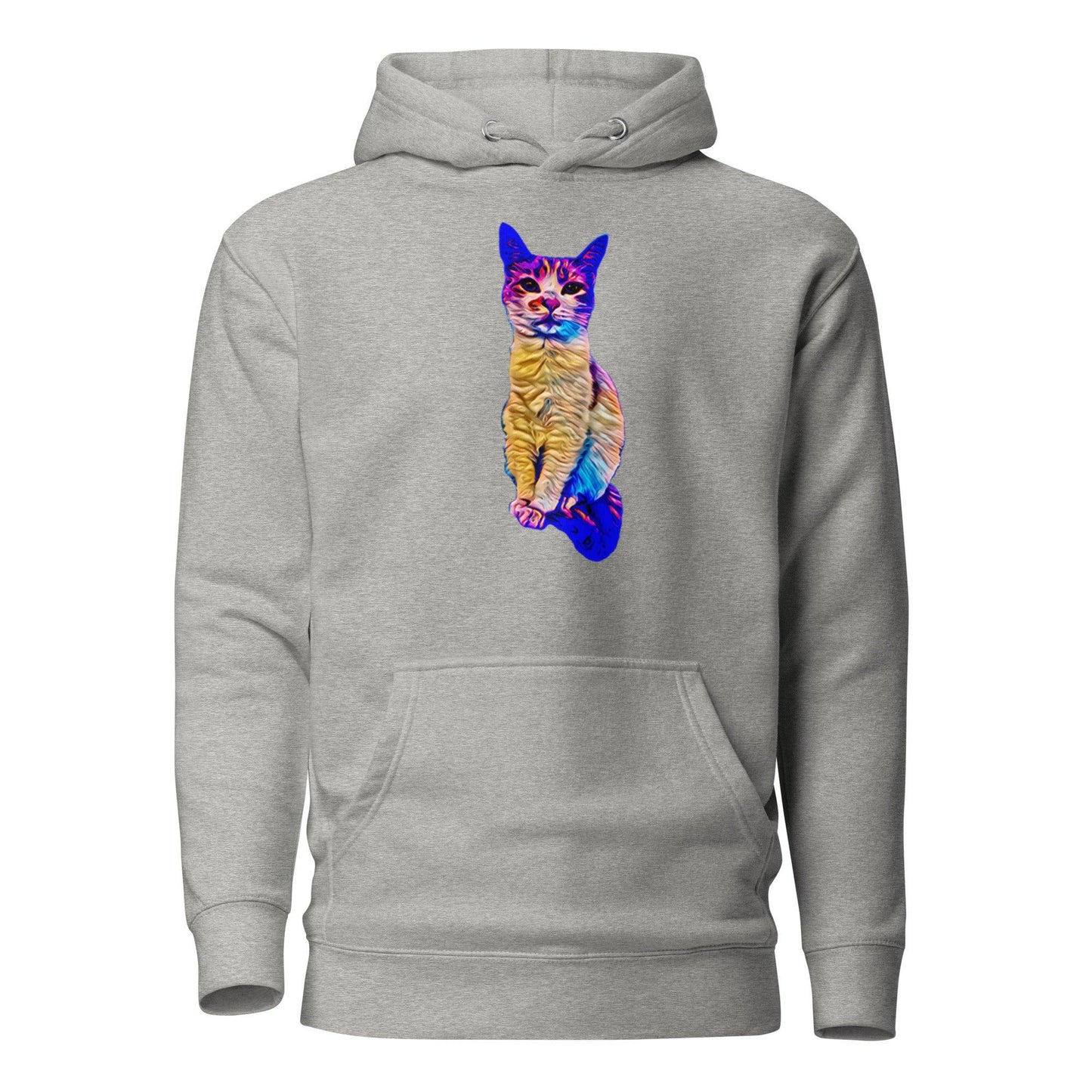 Unisex Chroma Kitty Hoodie - Psychedelic Purr