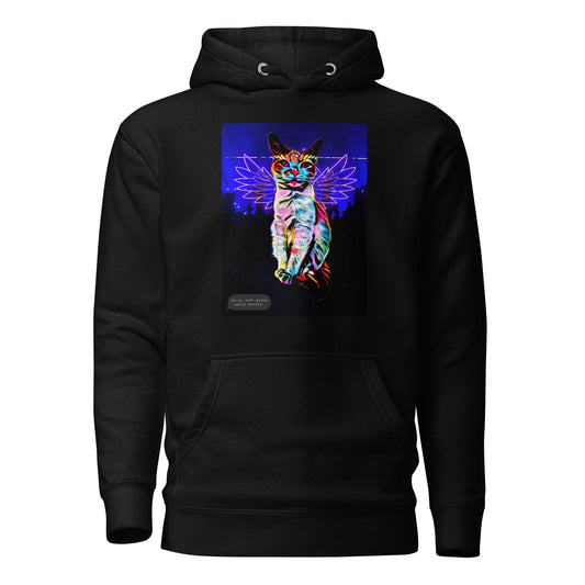 Unisex Raver Hoodie - Psychedelic Purr