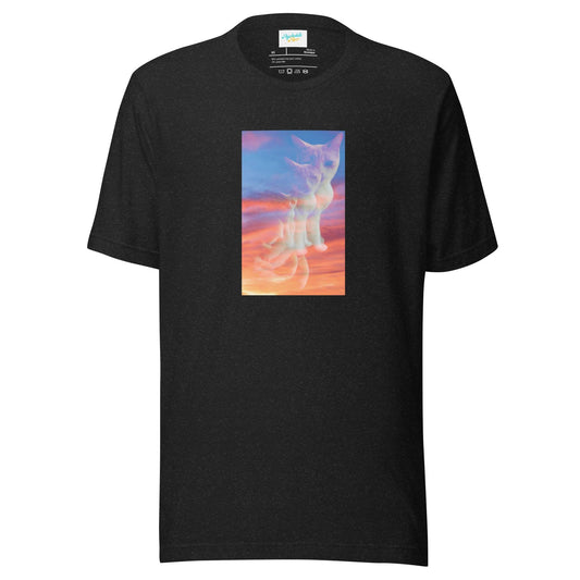 Unisex Sunset Purrspective T-Shirt - Psychedelic Purr
