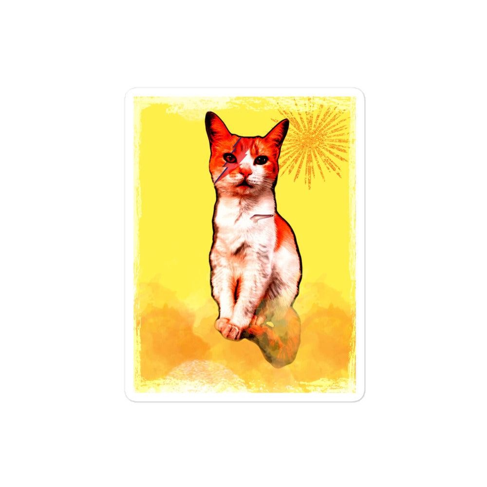 Debbie Stardust Sticker - Psychedelic Purr