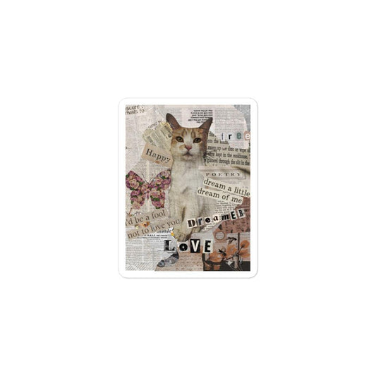 Love Letter Kitty Sticker - Psychedelic Purr